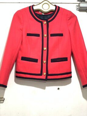 J. CREW WOOL CROPPED BLAZERS SIZE 2
